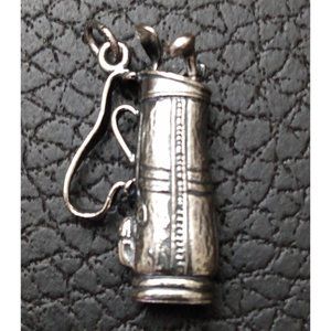 Vintage Danecraft Sterling Silver Golf Bag Charm